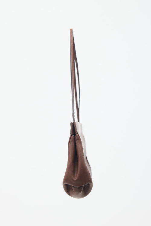 The Row Leather Abby Shoulder Bag