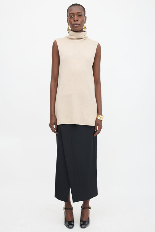 The Row Cashmere Leona Sleeveless Sweater