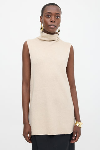 The Row Cashmere Leona Sleeveless Sweater