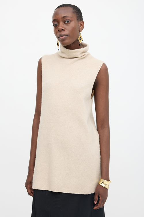 The Row Cashmere Leona Sleeveless Sweater
