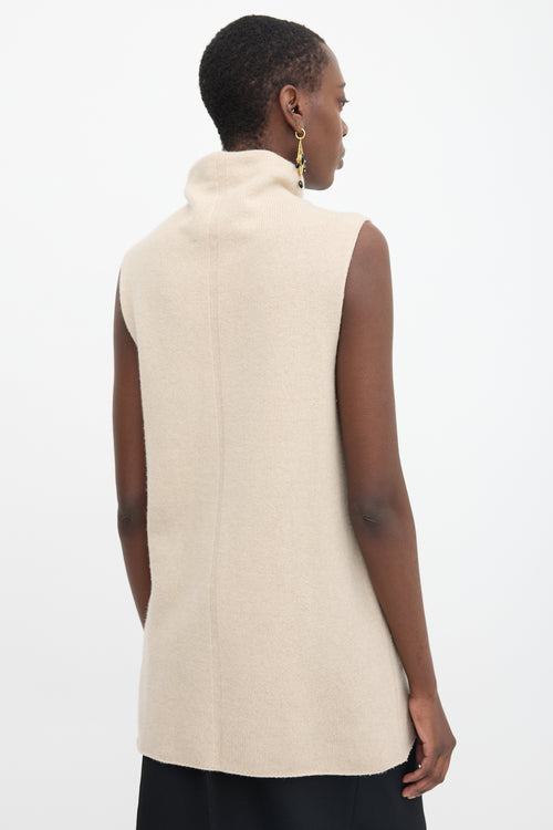 The Row Cashmere Leona Sleeveless Sweater