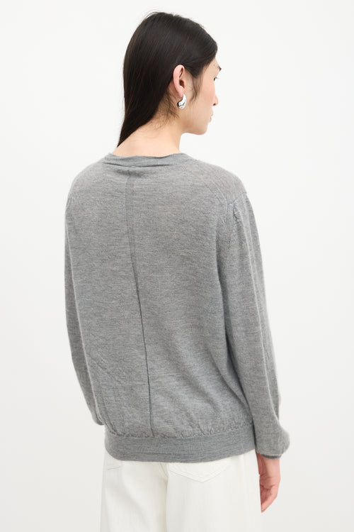 The Row Cashmere V-Neck Sweater