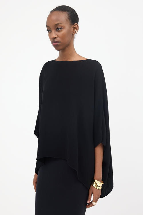 The Row Chiffon Dolman Sleeve Top