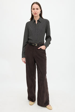 The Row Corduroy Eglitta Wide Leg Trouser