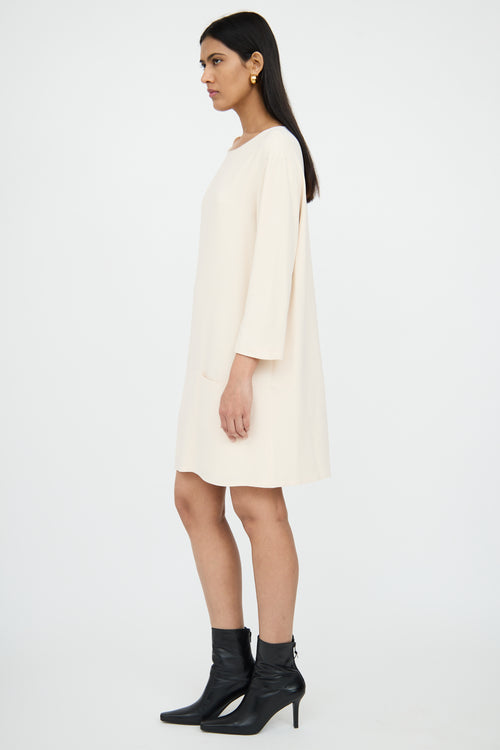 The RowCream Pocket Short  Dress