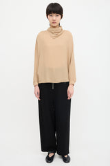 The Row Crepe Kerchief Blouse