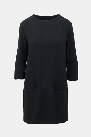 The Row Crepe Marina Shift Dress