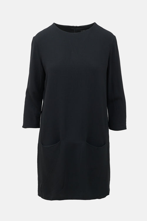 The Row Crepe Marina Shift Dress