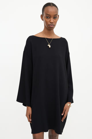 The Row Drop Shoulder Midi Dress