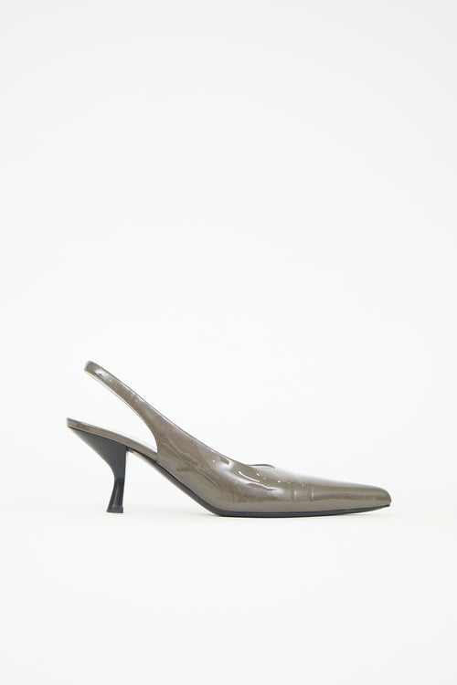 The Row Glitter Patent Bourgeoisie Pump