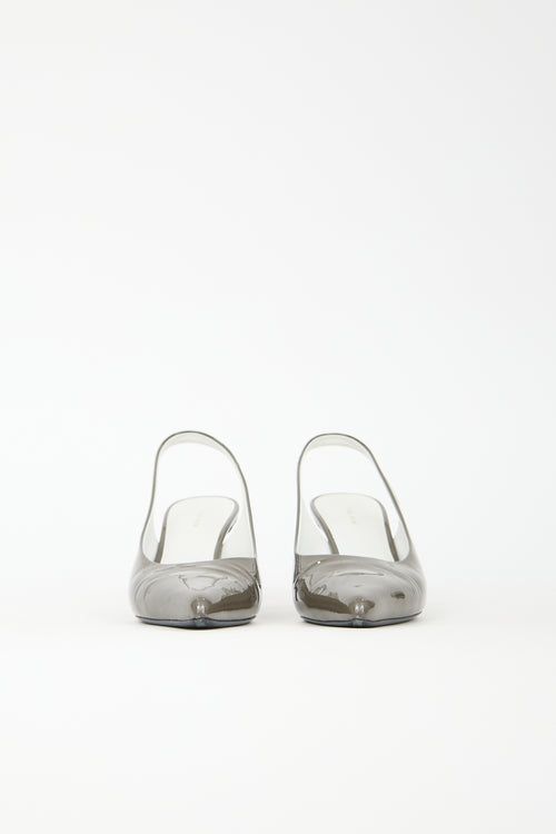 The Row Glitter Patent Bourgeoisie Pump