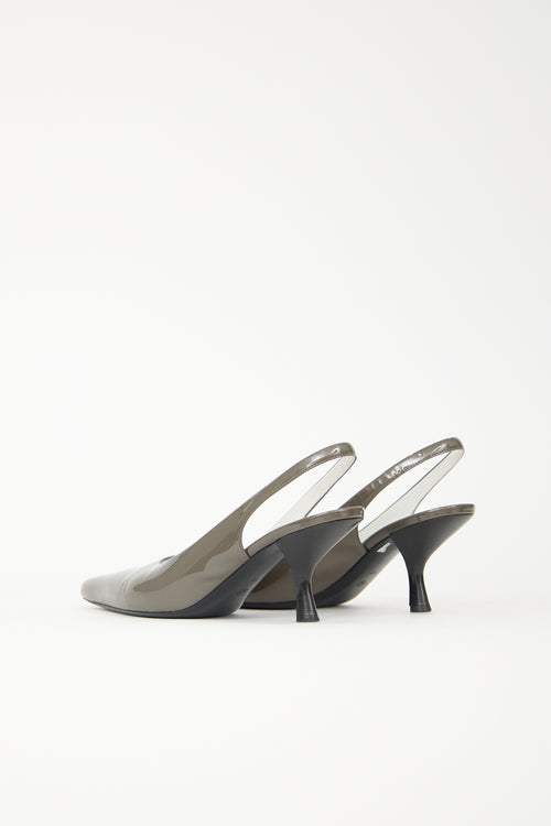 The Row Glitter Patent Bourgeoisie Pump