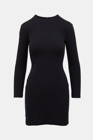 The Row Jersey Long Sleeve Mini Dress