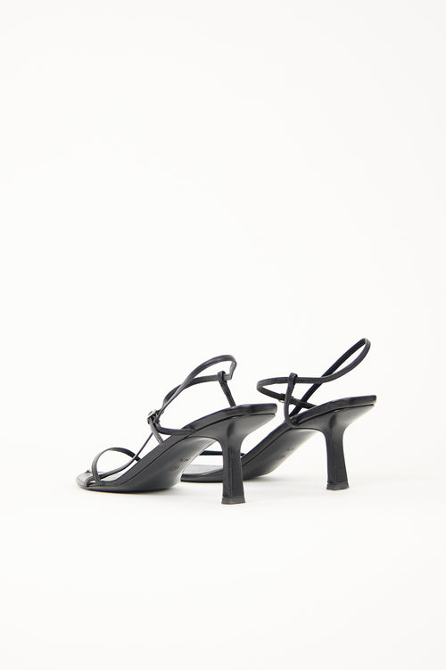 The Row Leather Bare Sandal