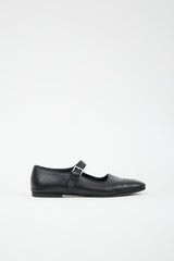 The Row Leather Ava Mary Jane Flat
