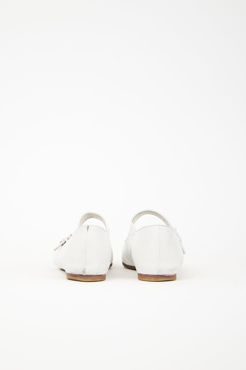 The Row Leather Ava Flat