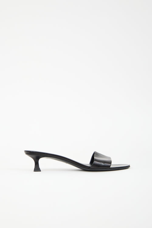 The Row Leather Combo Mule