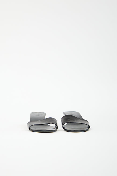 The Row Leather Combo Mule