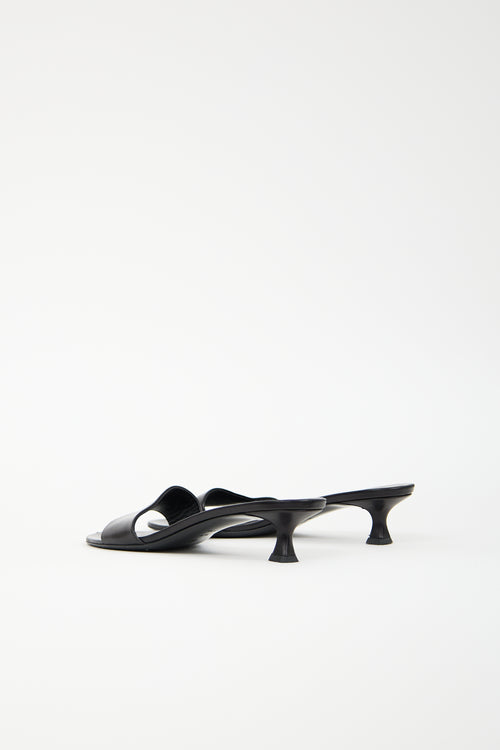 The Row Leather Combo Mule