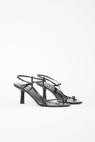 The Row Leather Bare Sandal