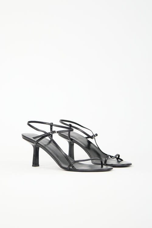 The Row Leather Bare Sandal