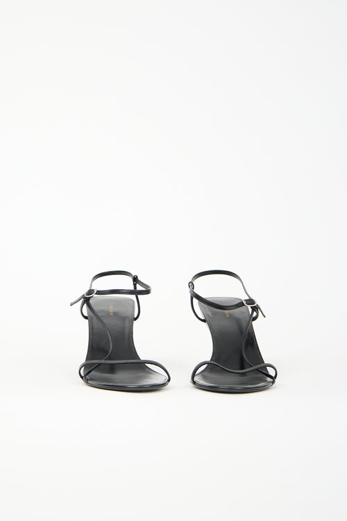 The Row Leather Bare Sandal