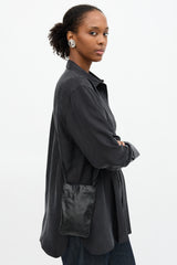 The Row Leather Bourse Phone Case Bag
