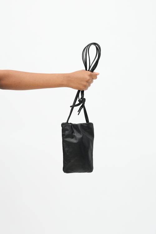 The Row Leather Bourse Phone Case Bag