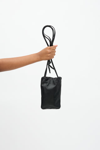 The Row Leather Bourse Phone Case Bag