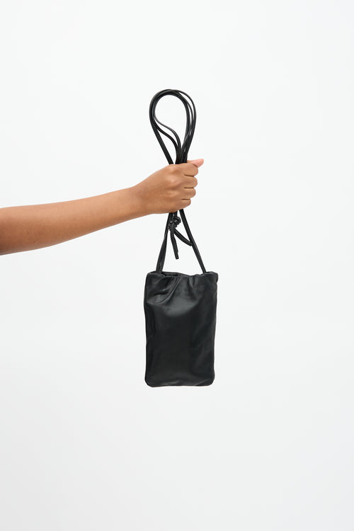 The Row Leather Bourse Phone Case Bag