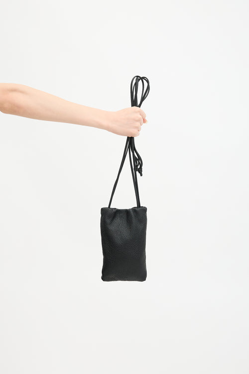 The Row Leather Bourse Phone Case Bag