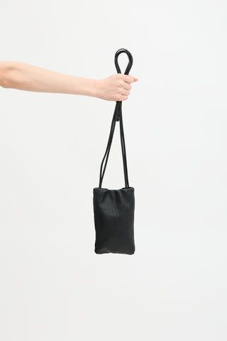 The Row Leather Bourse Phone Case Bag