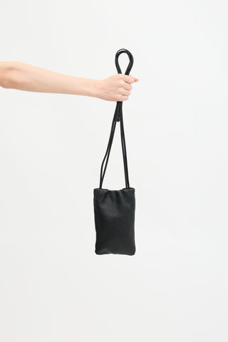 The Row Leather Bourse Phone Case Bag