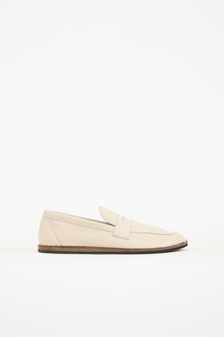The Row Leather Cary Loafer