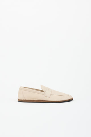The Row Leather Cary Penny Loafer