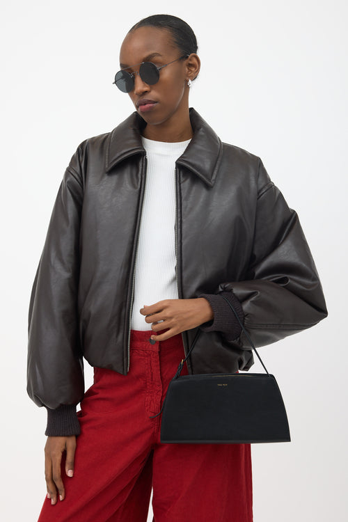 The Row Leather Dalia Baguette Bag