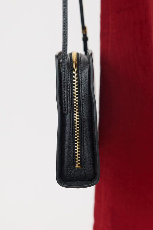 The Row Leather Dalia Baguette Bag