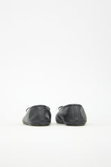 The Row Leather Elastic Ballet Flat