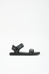 The Row Leather Hook And Loop Sandal