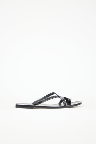 The Row Leather Link Sandal