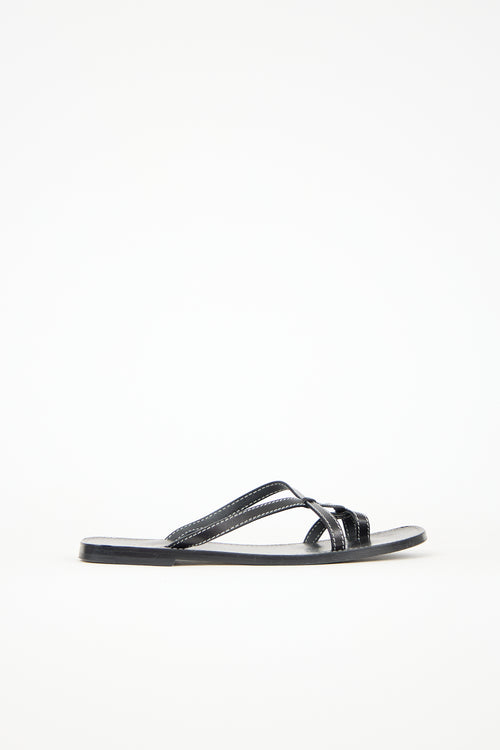 The Row Leather Link Sandal