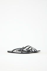The Row Leather Link Sandal