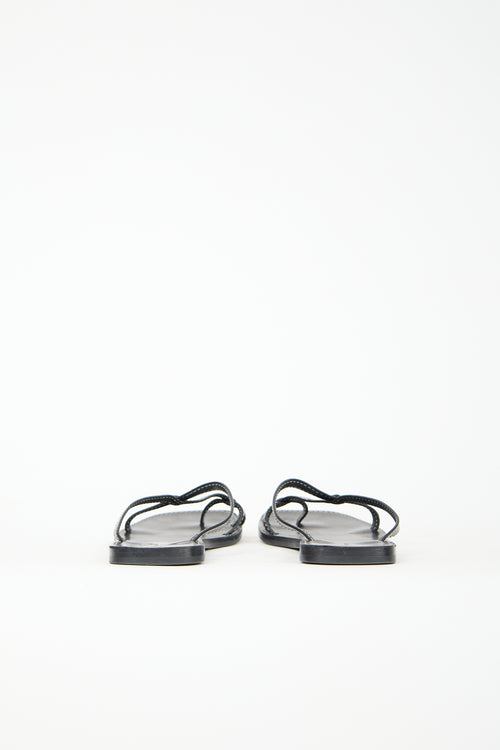 The Row Leather Link Sandal
