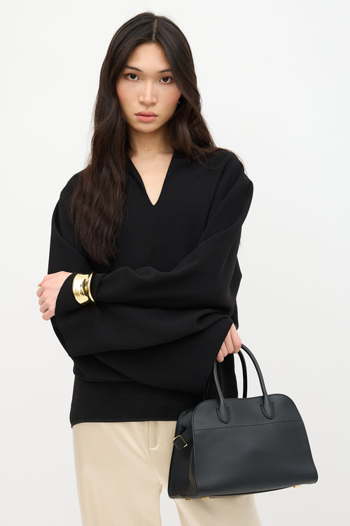 The Row Leather Margaux 10 Handbag