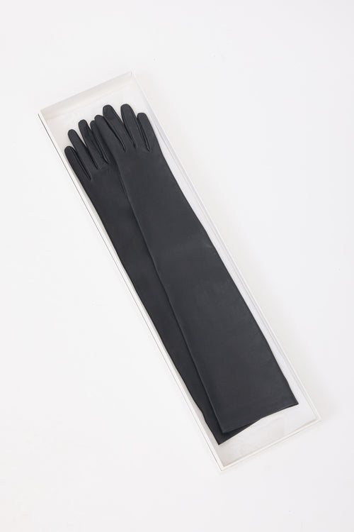 The Row Leather Simon Gloves