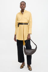 The Row Leather Slouchy Banana Bag