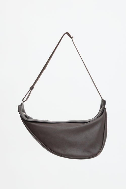 The Row Leather Slouchy Banana Bag
