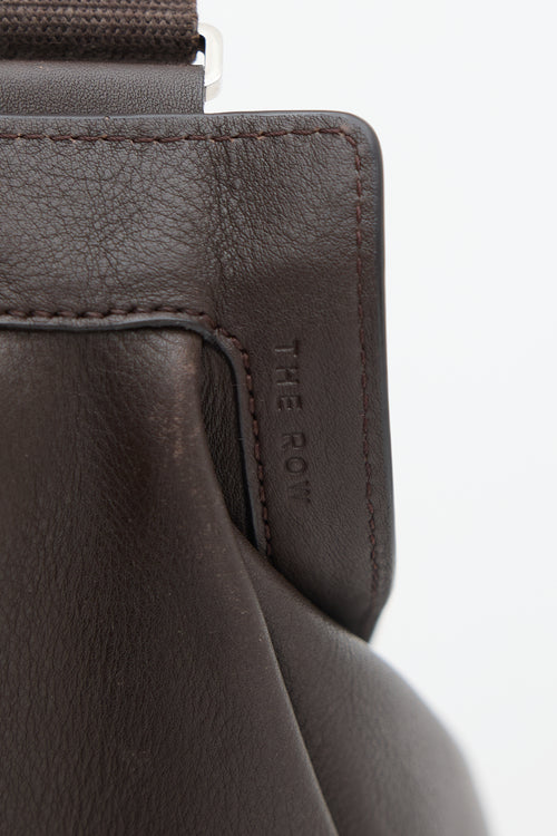The Row Leather Slouchy Banana Bag