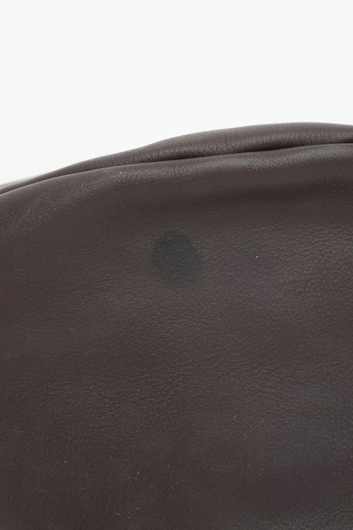 The Row Leather Slouchy Banana Bag