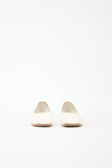 The Row Leather Square Toe Pump